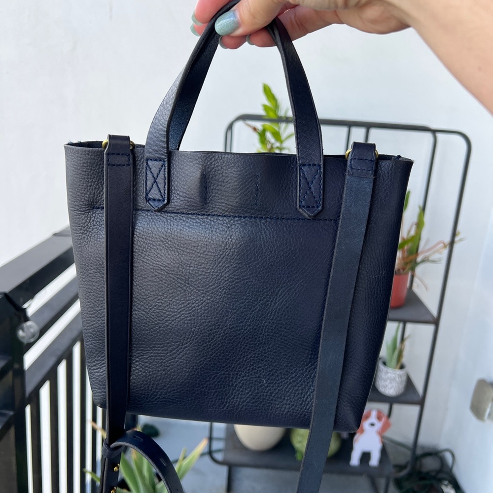 Madewell Dark Blue Leather Crossbody Bag - Picture 5 of 7